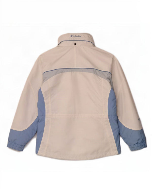Columbia Womens Interchange Windbreaker Jacket UK 16 Large White
