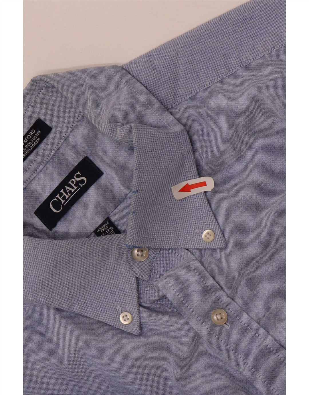 Chaps Herreskjorte str. 17 1/2 XL Blå Bomuld