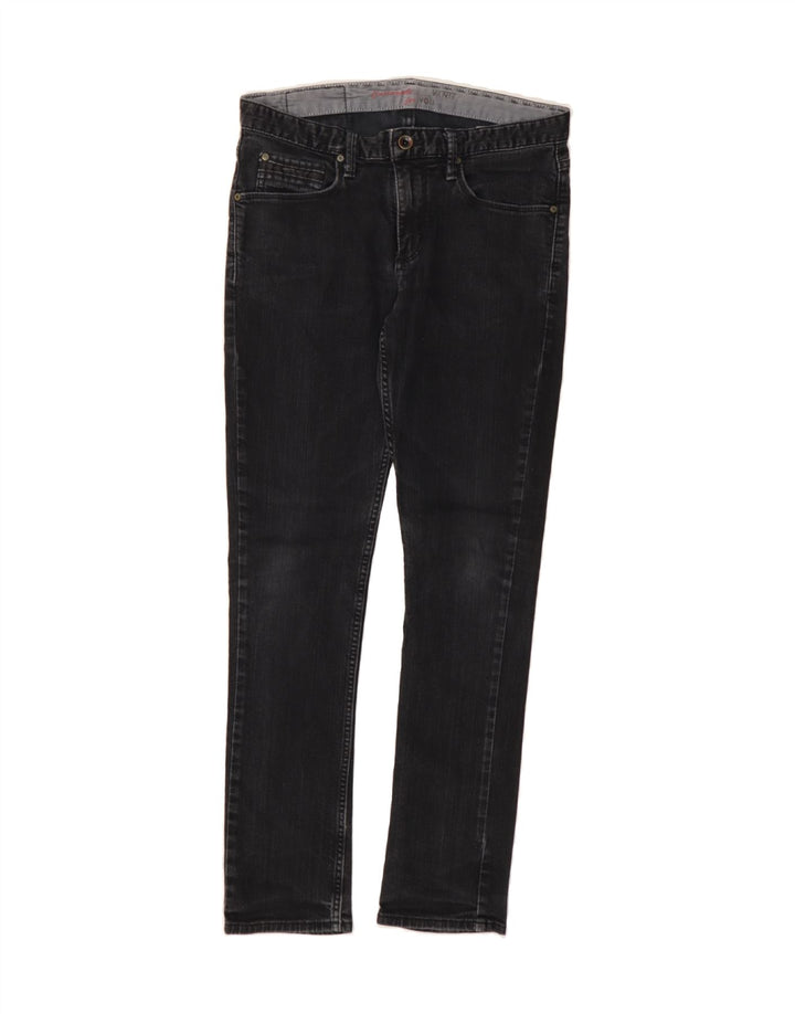 VANS Womens Slim Jeans W30 L30 Black Cotton Vintage Vans and Second-Hand Vans from Messina Hembry 