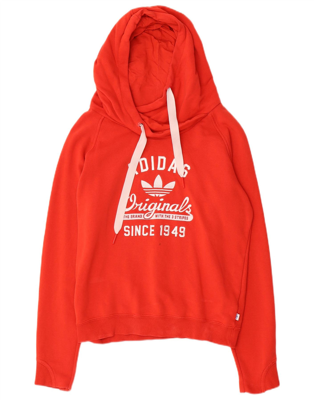 Adidas Graphic Hoodie Jumper UK 12 Medium Rød