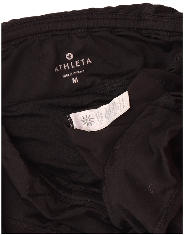 ATHLETA sportsshorts til kvinder UK 12 Mellem sort polyester