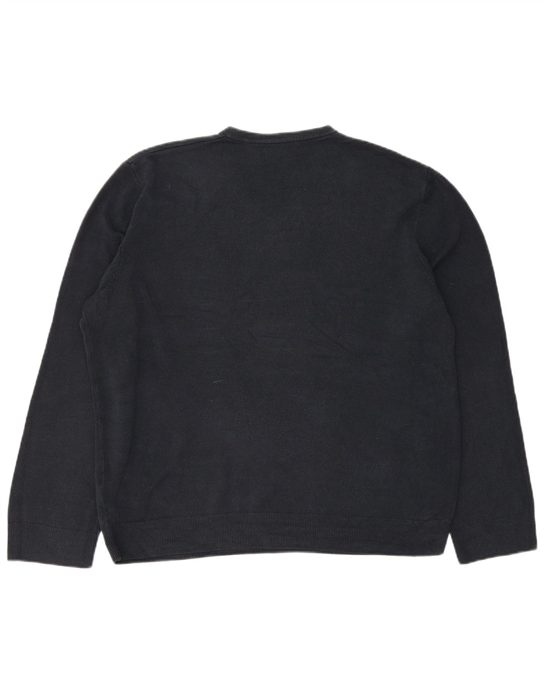 Marks & Spencer Herre V-hals sweater 2XL marineblå akryl