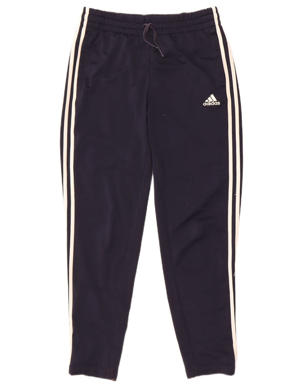 Adidas Træningsdragtsbukser til kvinder UK 8/10 Small Navy Blue Polyester