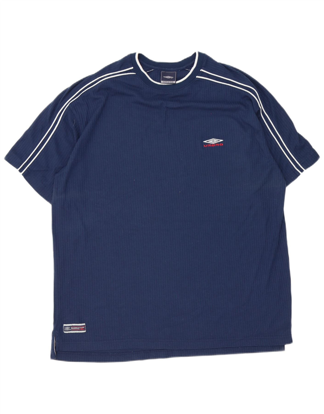 Umbro Herre T-Shirt Top XL Marineblå Polyester
