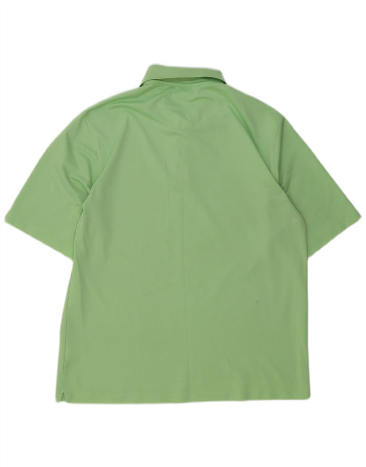 Nike Polo Shirt til mænd UK 42/44 Large Green Polyester