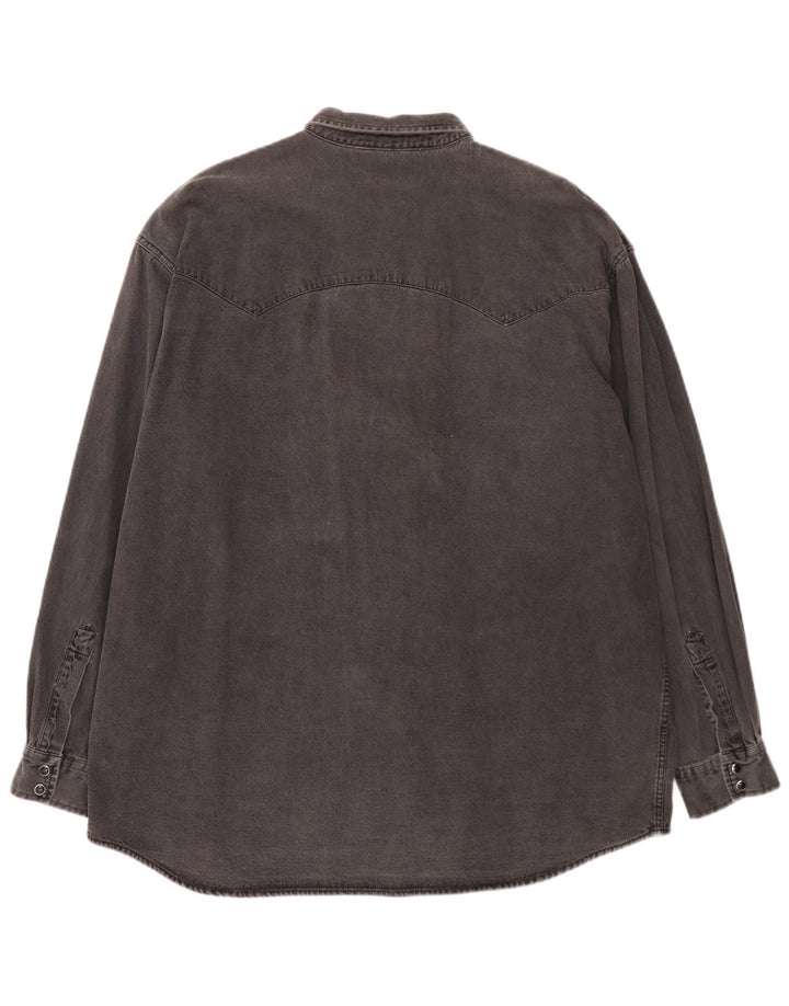 Lee Herre Riders Denim Shirt XL Grå Bomuld