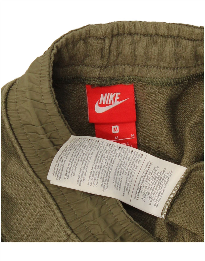 NIKE Grafiske sportsshorts til mænd, medium Khaki Bomuld