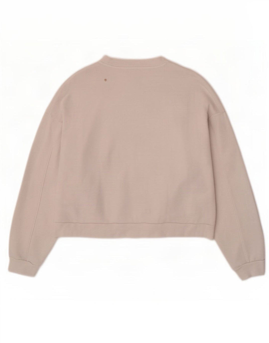 Levi's Womens Crop Graphic Oversized Sweatshirt Jumper UK 14 Medium White