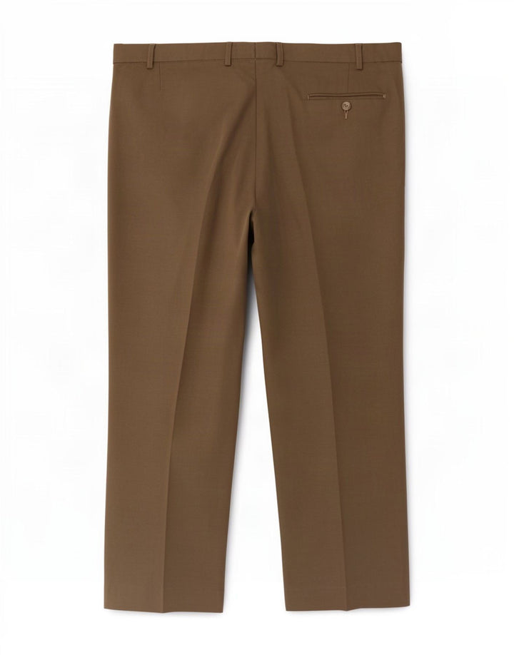 Marks & Spencer Straight Suit Bukser til mænd W42 L29 Beige Polyester