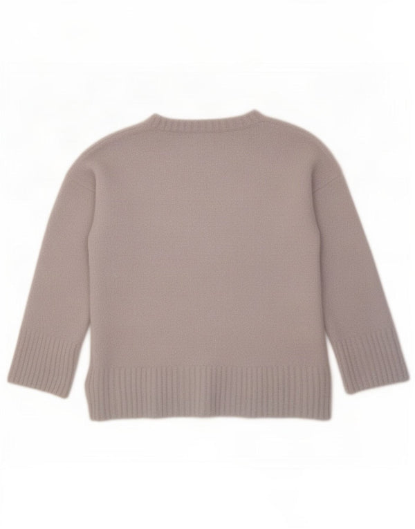 Oasis Womens Oversized V-hals sweater UK 10 Lille grå polyamid