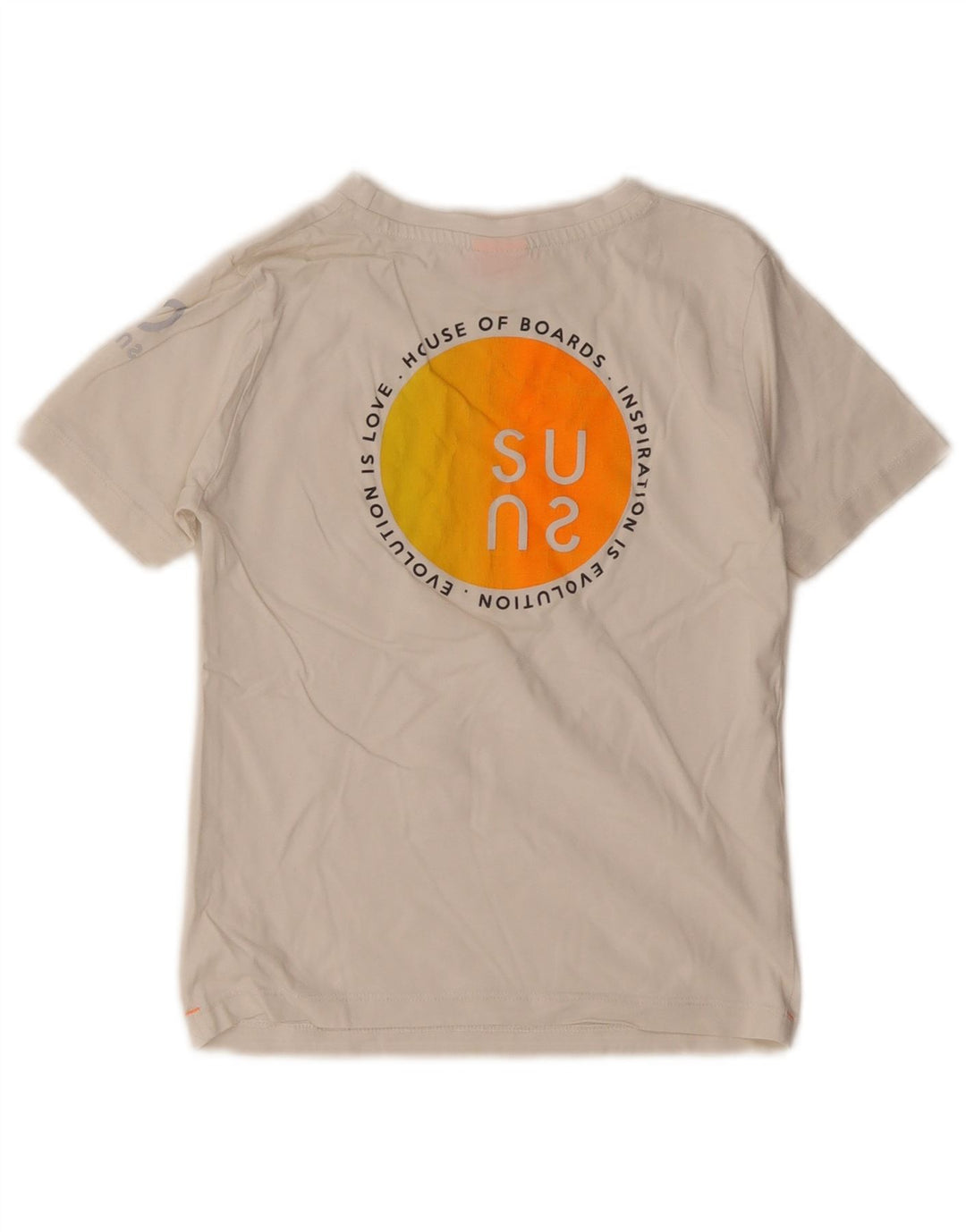 Oakley Boys Grafisk T-Shirt Top 7-8 År Stor Hvid Bomuld