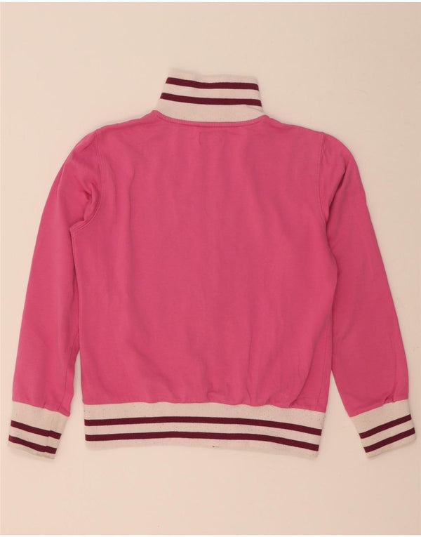 Diadora Grafisk træningsdragt topjakke til kvinder UK 10 Small Pink Colourblock