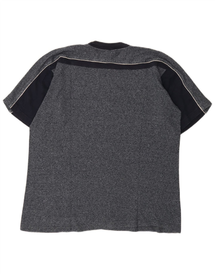 Champion Herre T-Shirt Top XL Navy Blue Flecked