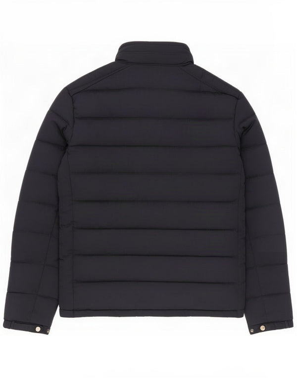 Zara Herre hættepolstret jakke UK 38 Medium Navy Blue