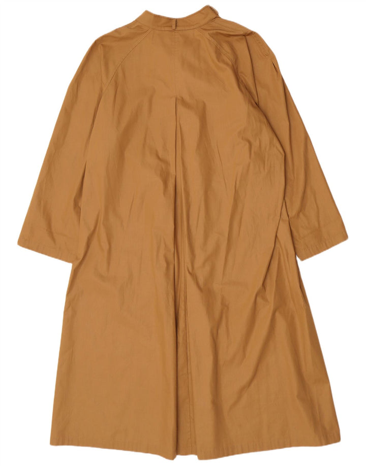 Vintage Loose Fit Trench Coat til kvinder IT 44 Medium Brun Polyester