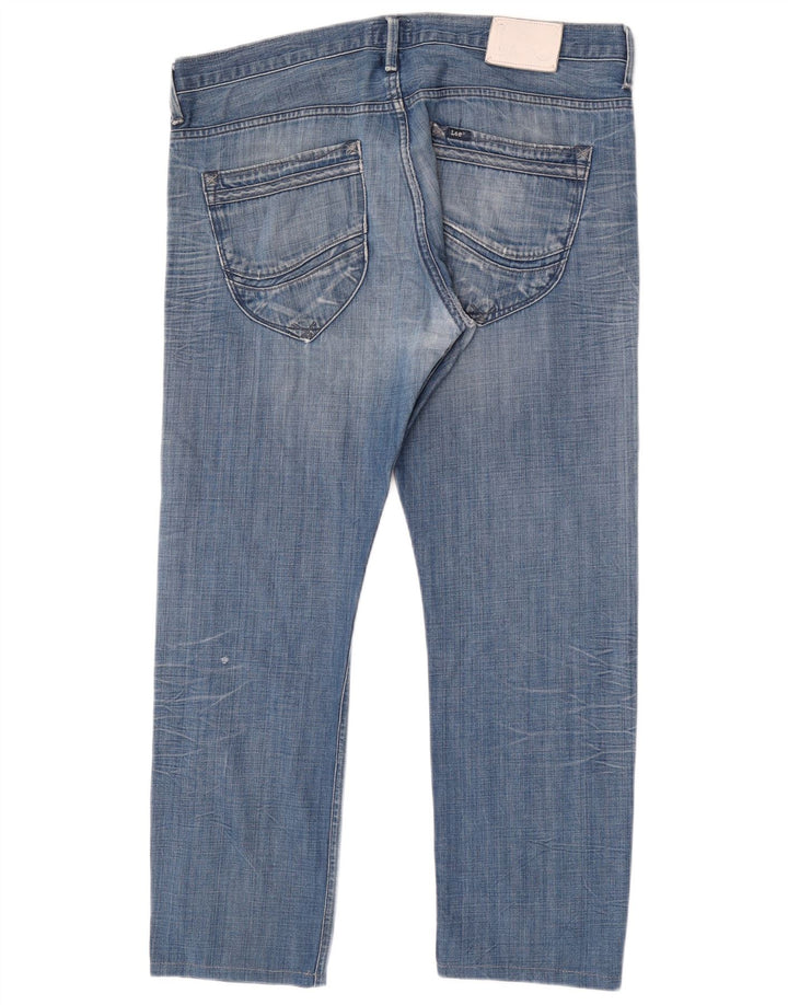 Lee Herre Zed Straight Jeans W38 L30 Blå Bomuld