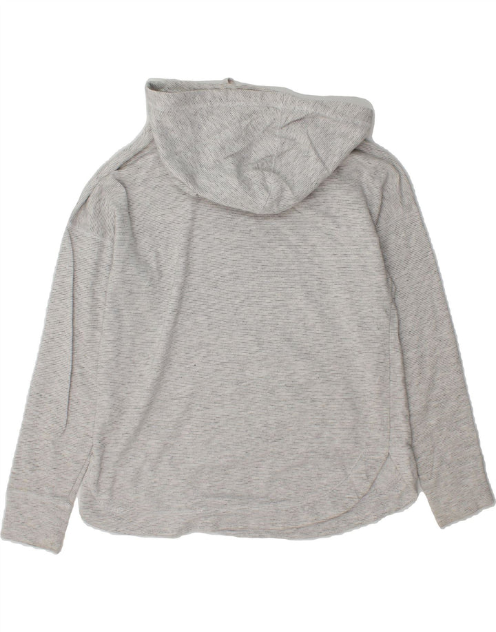 CHAMPION Womens Oversized Hoodie Jumper UK 10 Small Grey Cotton Vintage Champion and Second-Hand Champion from Messina Hembry 