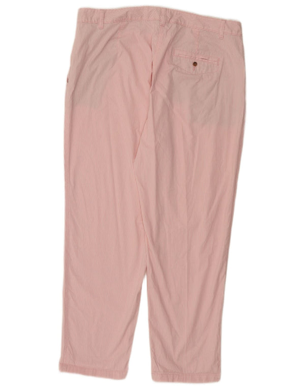 Marks & Spencer Chinobukser til kvinder UK 18 XL W38 L29 Pink stribet