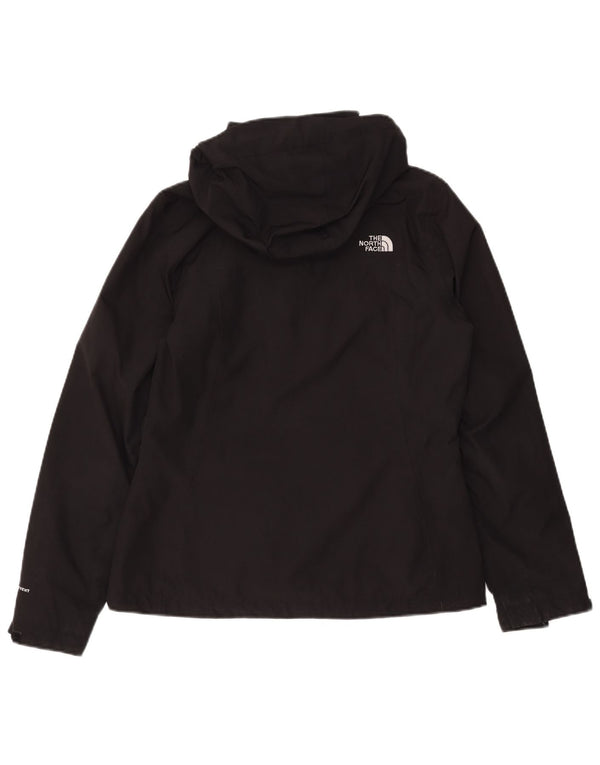 The North Face Regnjakke med hætte til kvinder UK 14 Medium Sort Polyester