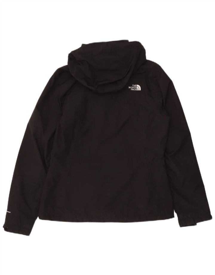 The North Face Regnjakke med hætte til kvinder UK 14 Medium Sort Polyester