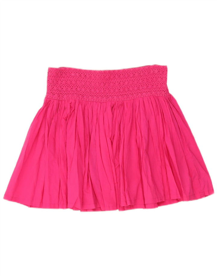 Marks & Spencer Plisseret mininederdel til kvinder W28 Medium Pink