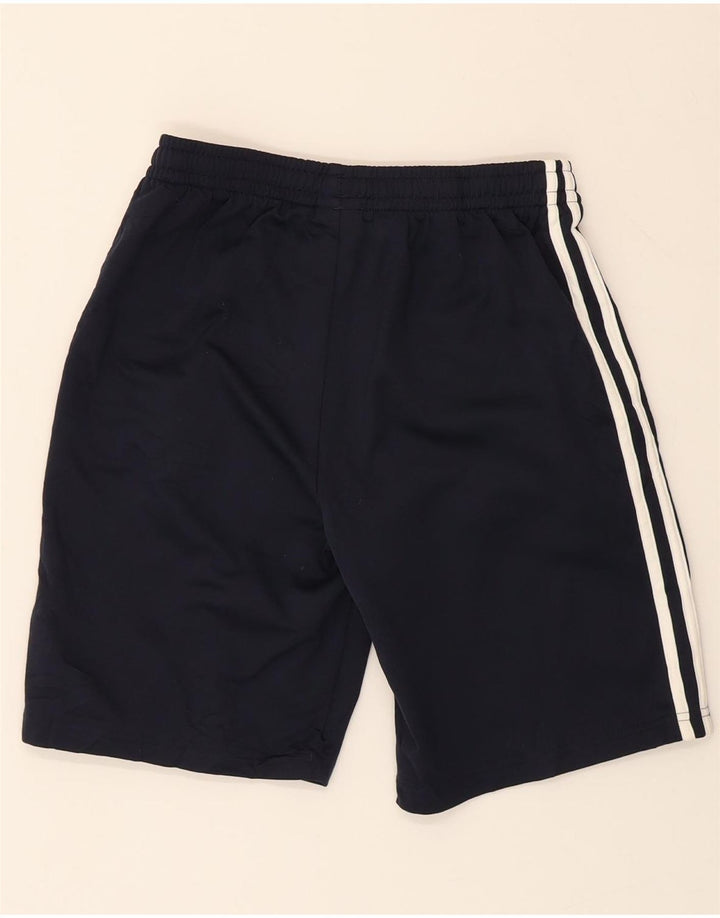 ADIDAS Girls Sport Shorts 13-14 Years Navy Blue Polyester Vintage Adidas and Second-Hand Adidas from Messina Hembry 