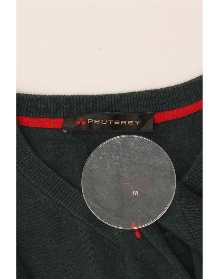 PEUTEREY Herre V-hals sweater Medium Grøn