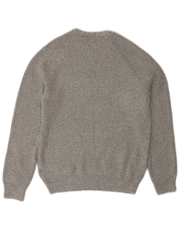 Marks & Spencer Dame sweater med rund hals DK 12 Medium Grey Flecked