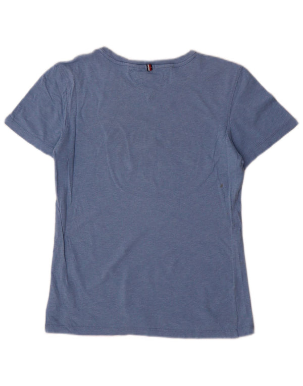 Tommy Hilfiger Boys T-Shirt Top 11-12 År Blå Bomuld