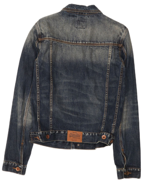 Superdry Denimjakke til mænd UK 38 Mellem marineblå bomuld