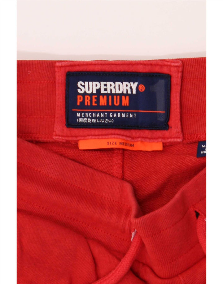 Superdry Sportsshorts til mænd Medium rød bomuld