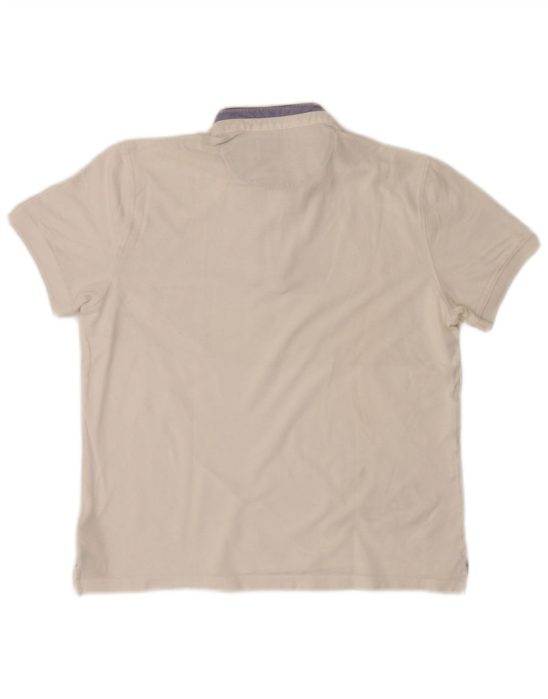 Massimo Dutti herre poloshirt Medium hvid bomuld