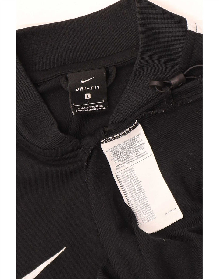 Nike Herre Dri Fit træningsdragt Topjakke Stor Sort Colourblock Polyester