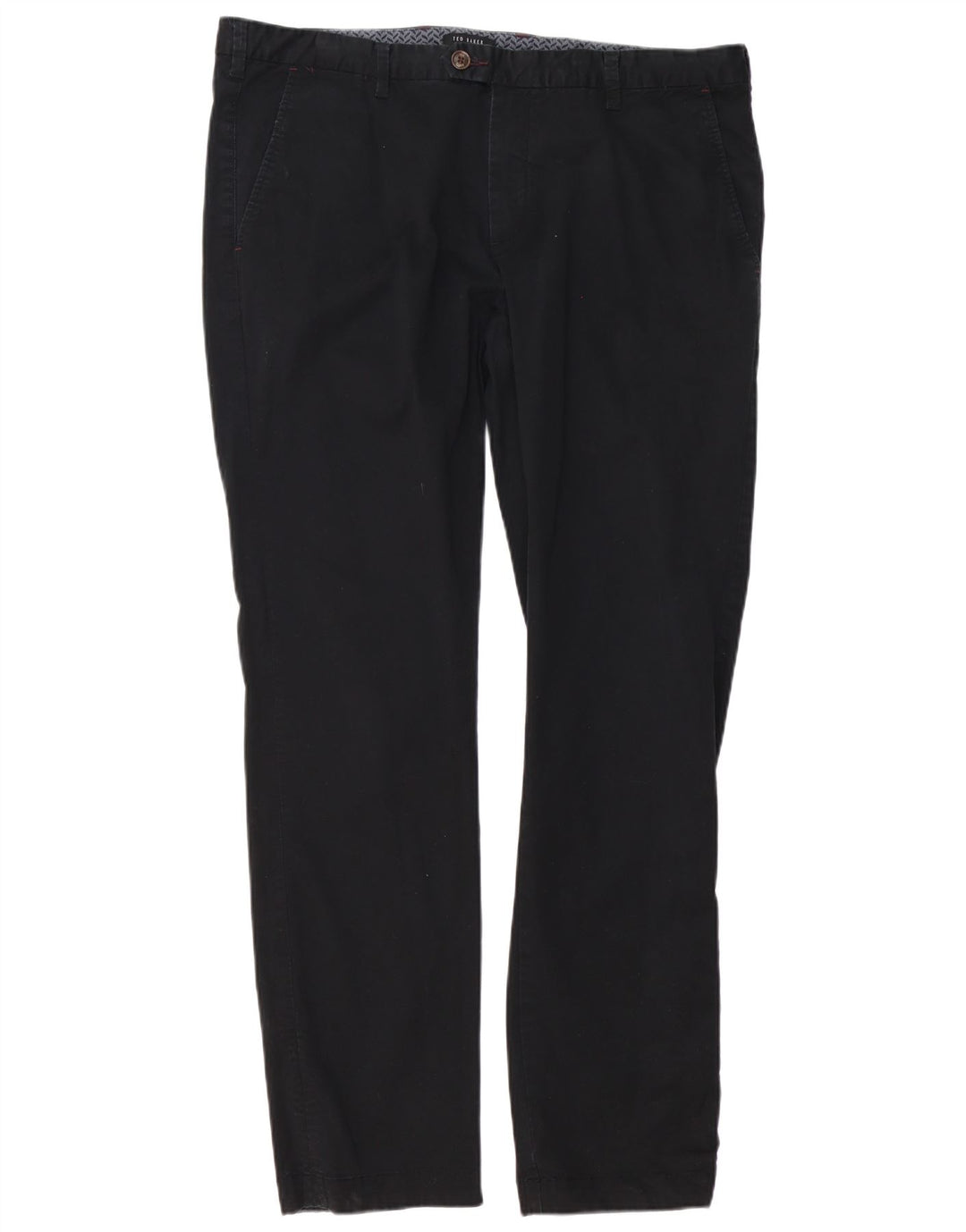 Ted Baker Herre Slim Suit Bukser W38 L34 Sort Bomuld