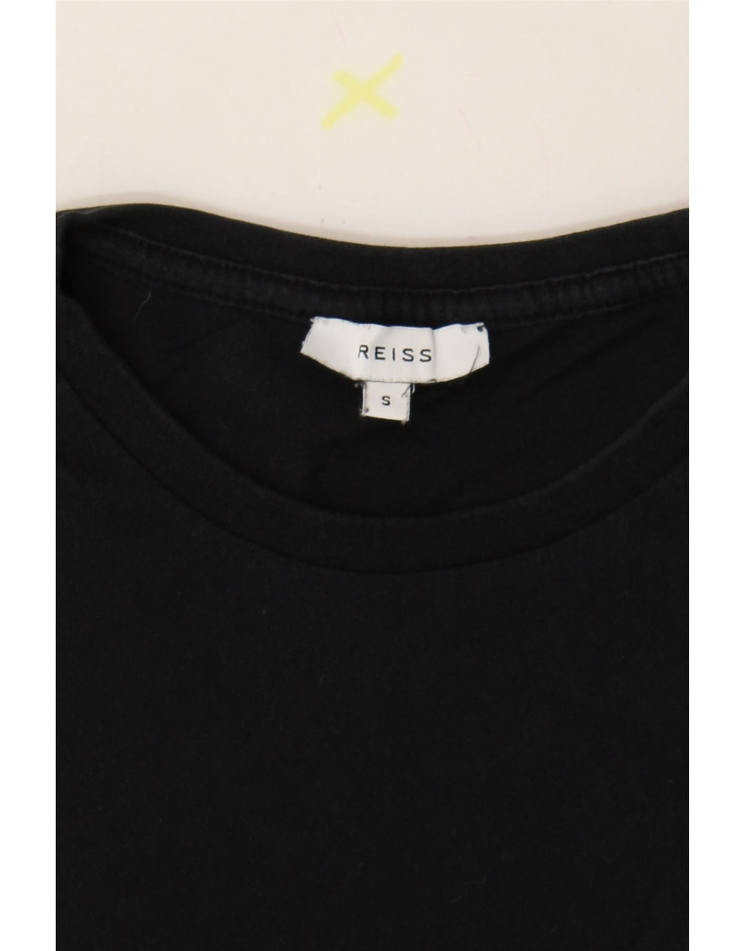REISS T-shirt top lille sort bomuld til mænd