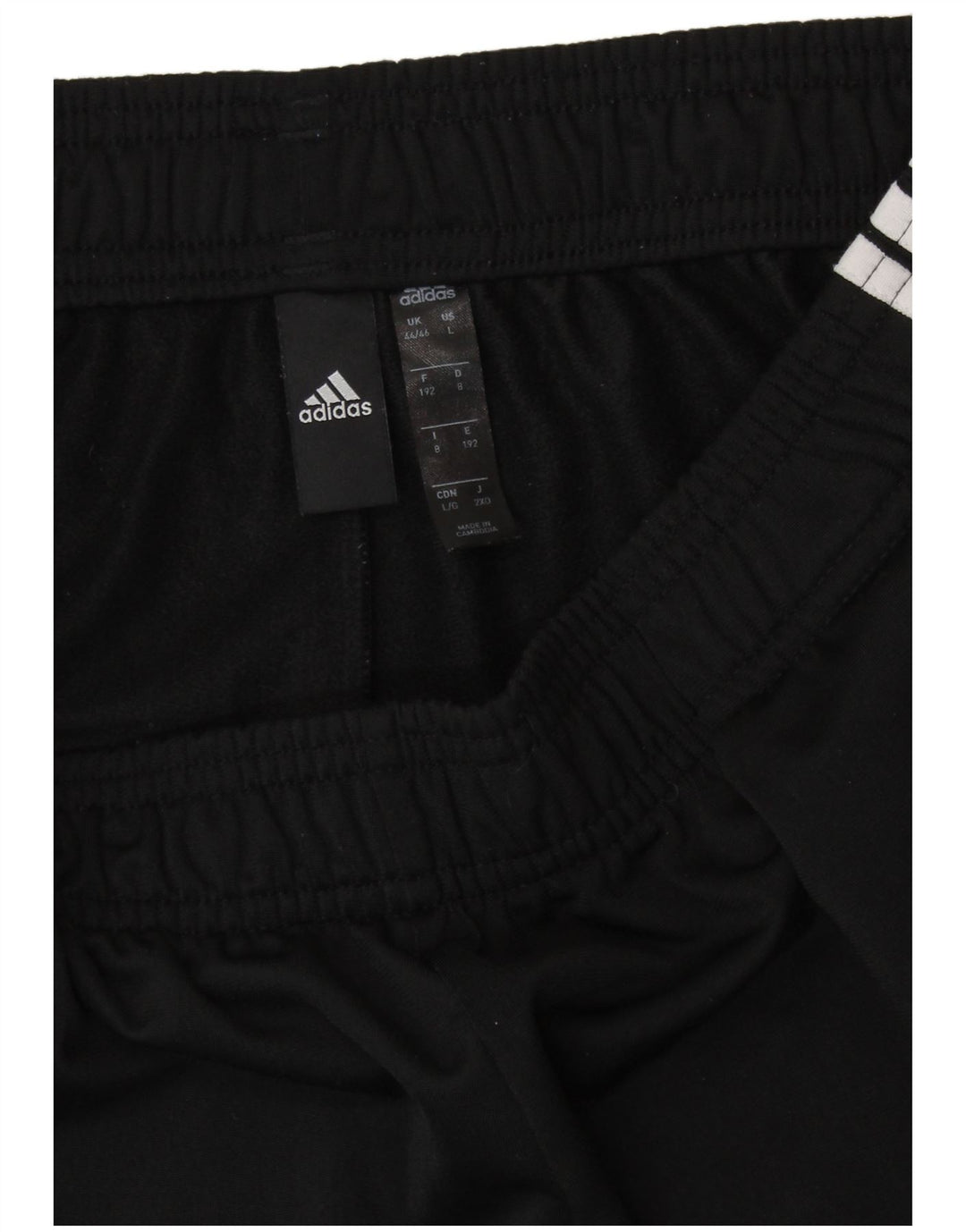 ADIDAS Træningsdragtsbukser til mænd UK 44/46 Large Black Polyester