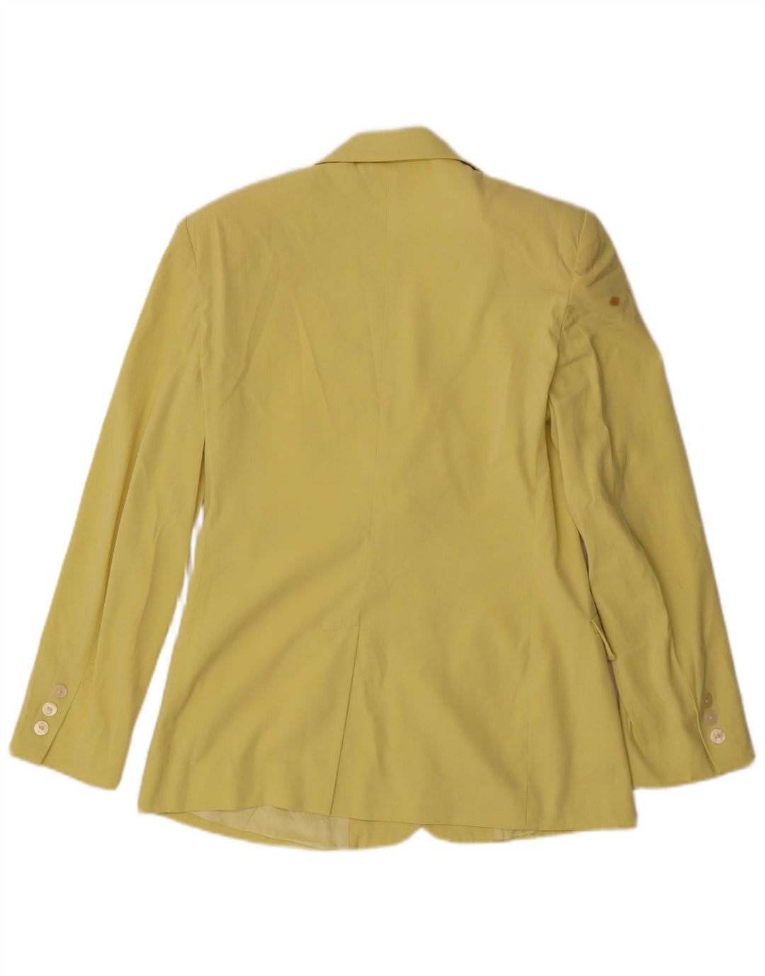 Benetton Dame 2 Button Blazer Jacket IT 44 Medium Green Polyester