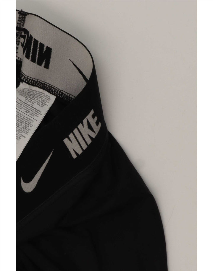 Nike Dame Leggings UK 6 XS Sort Bomuld