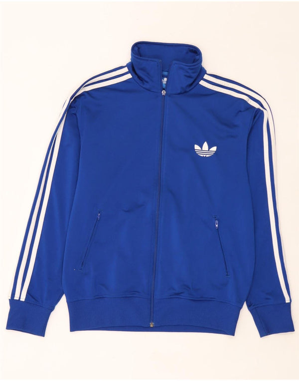 Adidas Træningsdragt til mænd Topjakke Medium Blue Polyester