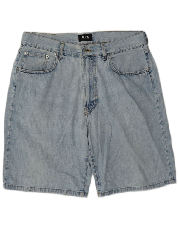 Hugo Boss Denim Shorts til mænd W35 Large Blue