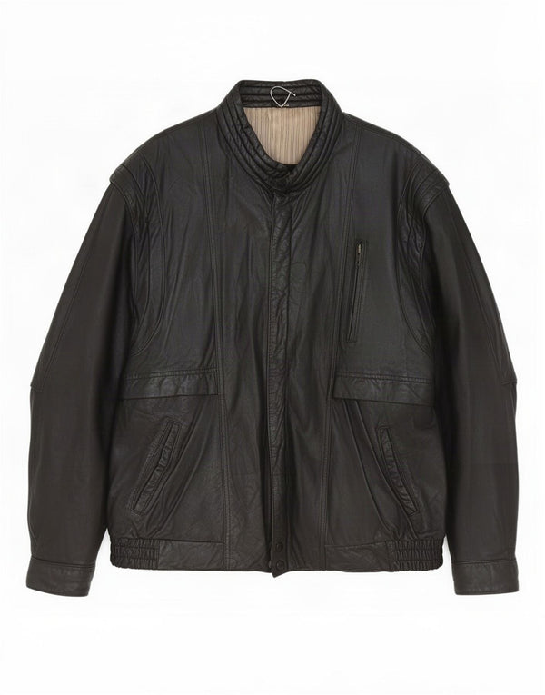 Vintage herre læderjakke UK 40 Large Black
