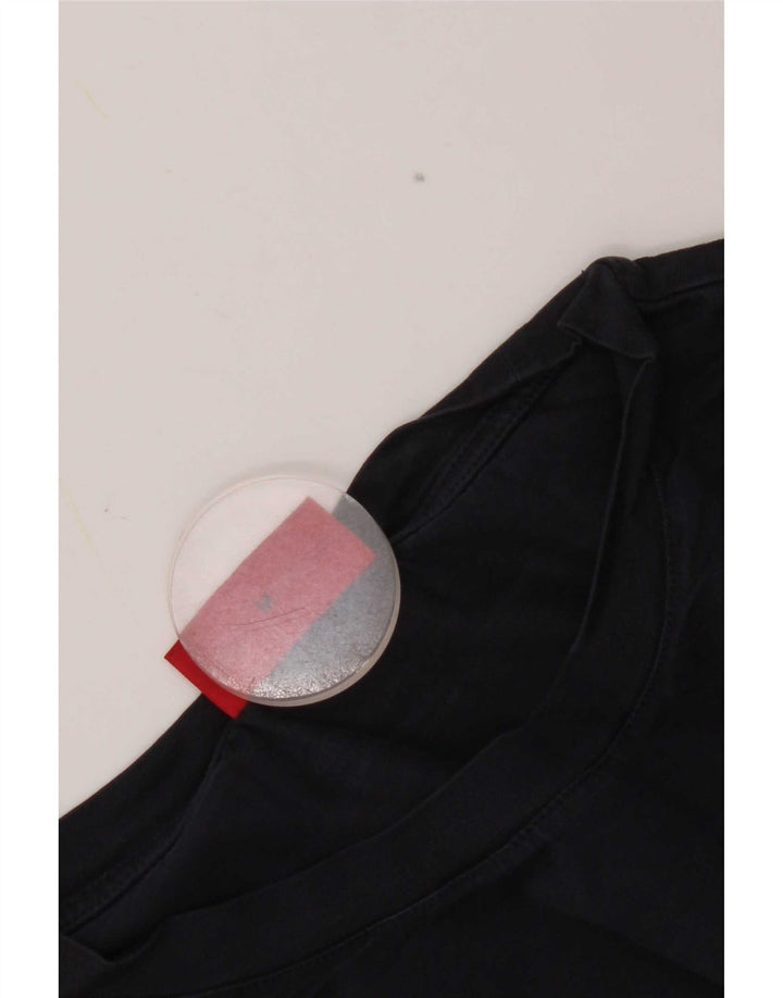 Hugo Boss Herre T-Shirt Top Medium Marineblå Bomuld