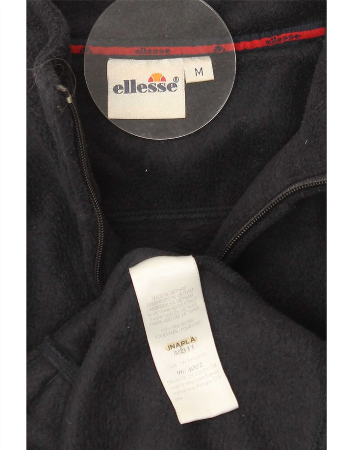 Ellesse Herre Fleecejakke UK 38 Medium Navy Blue Polyester