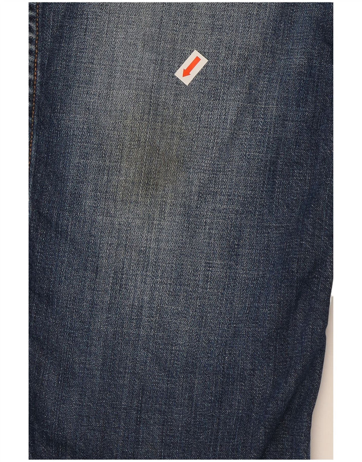 Wrangler Herre Spencer Straight Jeans W34 L29 Blå Bomuld