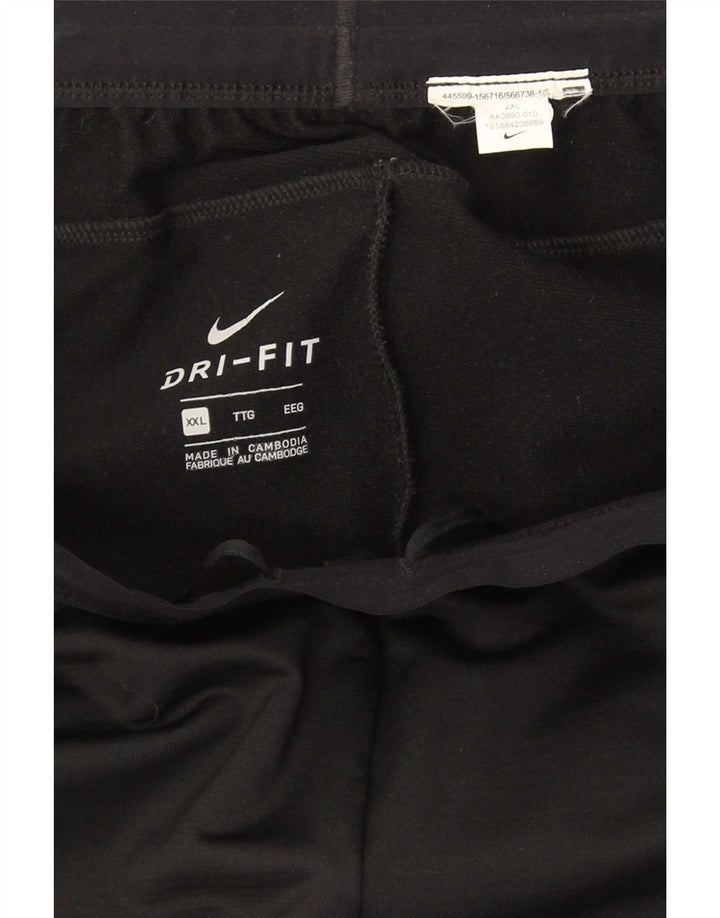 Nike Herre Dri Fit træningsdragt Bukser 2XL Sort