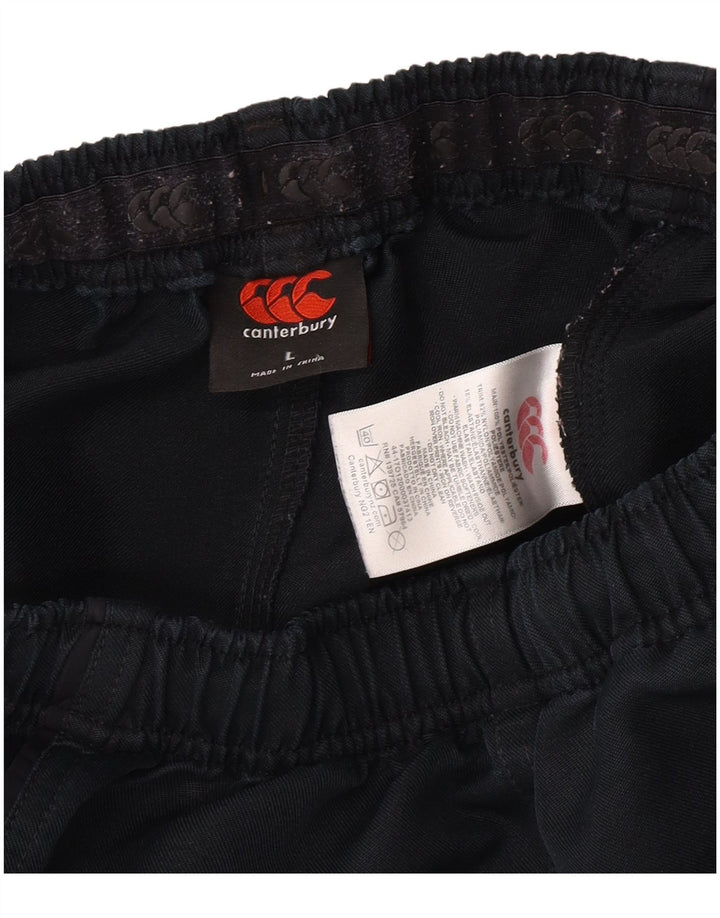 Canterbury Boys Casual Shorts 15-16 år Large W30 Navy Blue Polyester