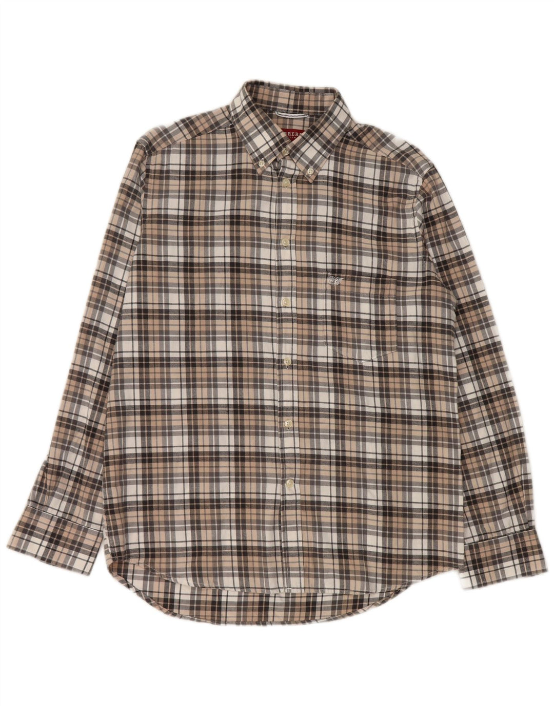 Carrera Herre Regular Fit Flanellskjorte Medium Flerfarvet ternet bomuld