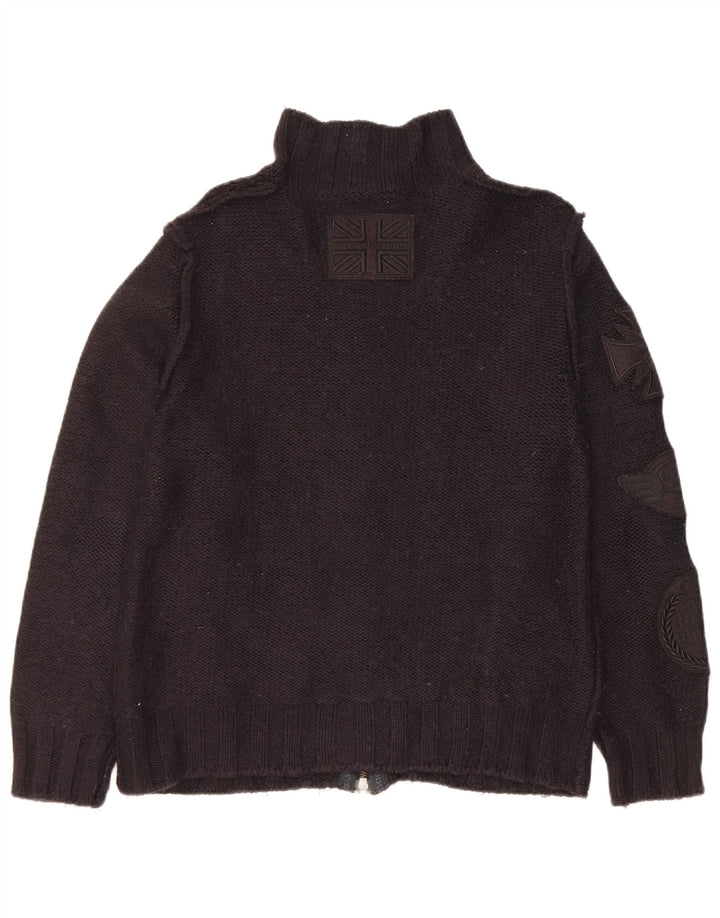 Richmond Dame Cardigan Sweater UK 20 2XL Sort Uld