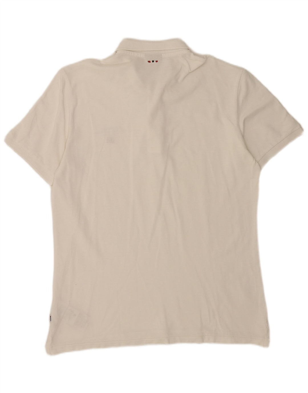 Napapijri Herre poloshirt Stor hvid bomuld