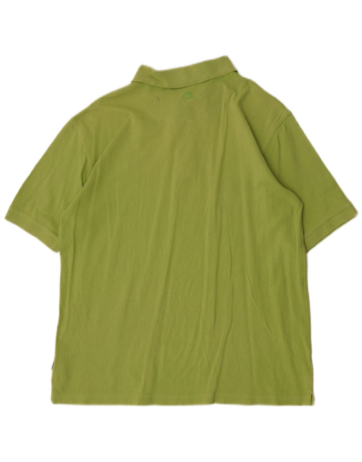 Kappa Polo Shirt til mænd Stor grøn bomuld